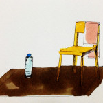 スロトレに必要なマットと椅子をコピックで描いたイラスト